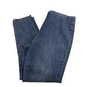 Soft Surroundings Ultimate Denim Pull On Skinny Leg Jeans Stretch 2CM92 Large